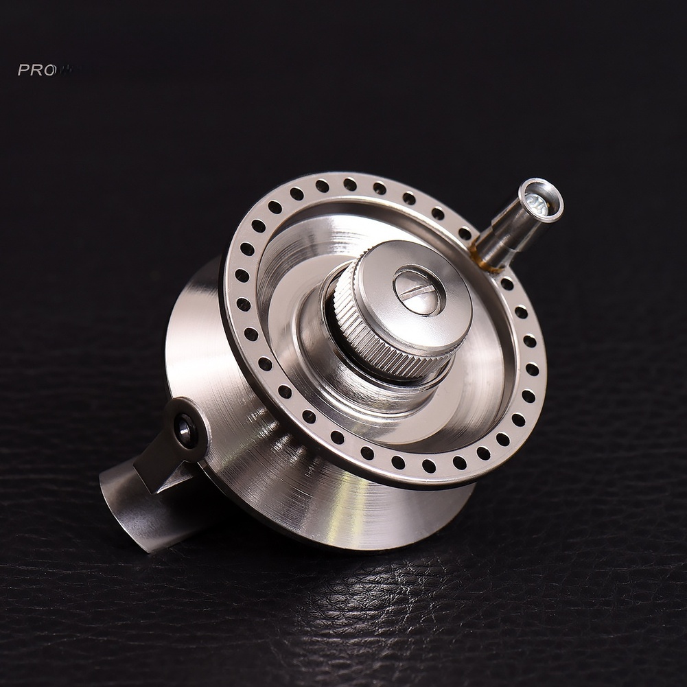 Ice Fishing Reel - Aluminiumlegierung Eisfisch-Rolle mit Seitenfuß und Mittelstift,