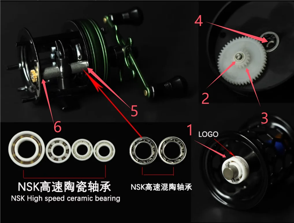 aioushi – Spezielles NSK-Keram – Fly Reel Bewertung und Preis