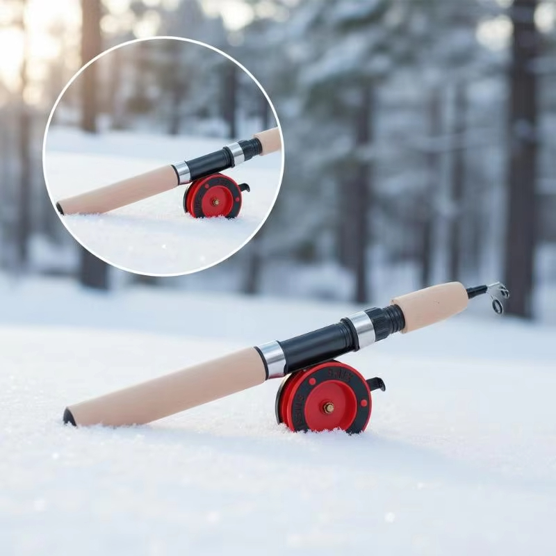 QAJTAO Eisfischerrute, 55 cm/7 – Ice Fishing Reel Bewertung und Preis